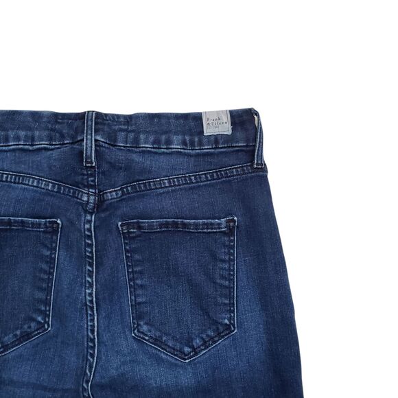 Frank & Eileen Sligo Skinny Jeans Womens 29 Italian Power Denim Ankle Raw Hem - Picture 11 of 11